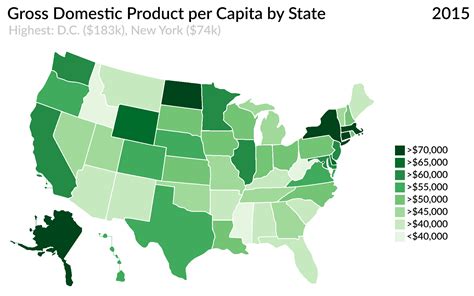 $100 in usa buys a lot less than the same $100 converted into mexican pesos and shopping in mexico. OC US states by GDP per capita, 2015 1728x1080 : MapPorn