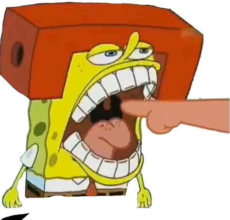 Literally One Of The Best Spongebob Faces Ever Spongebob Biting