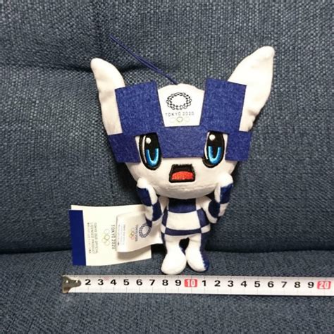 Tokyo 2020 Olympic Official Mascot Miraitowa Somighty Plush Doll Japan