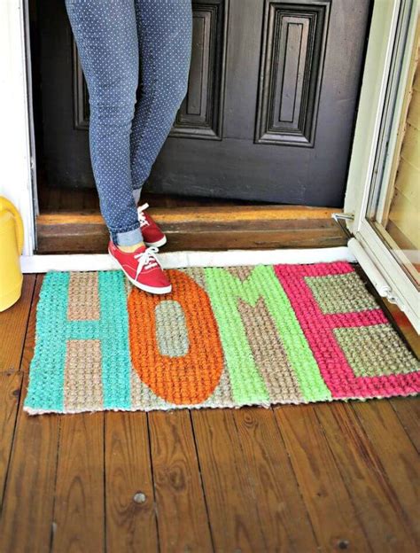 40 Beautiful Diy Doormat Ideas To Make Your Own At Home 2022