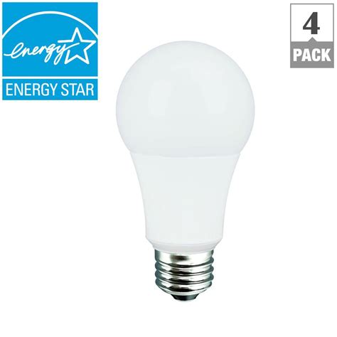 Ecosmart 60w Equivalent Soft White A19 Dimmable Cec Led Light Bulb 4