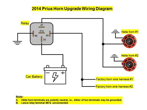 Horn Relay Wiring Diagram Pin Wiring Diagram And Schematic Role