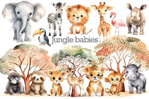 Jungle Babies Design Cuts