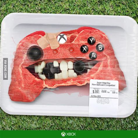 Ultra Realistic Super Meat Boy Xbox Controller 9gag