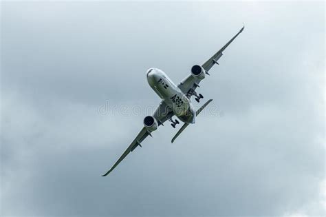 Demonstration Flight Of The Wide Body Jet Airliner Airbus A350 Xwb
