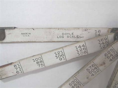 Vintage Used Lufkin Rule Co Doyle Log Scale Log Rule 47 Etsy