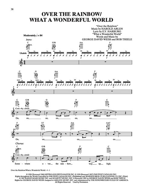 Ukulele Noten Somewhere Over The Rainbow / It all started in 1998 when