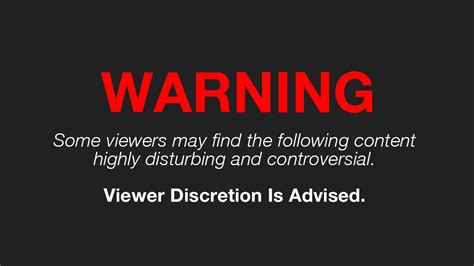Warning Viewer Discretion Is Advised On Vimeo