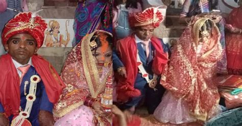 बिहार 3 फीट की दुल्हन और 3 फीट का दूल्हा अनोखी शादी देखने के लिए उमड़ी लोगों की भीड़