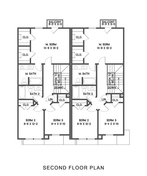 Modern Townhouse Plans For Narrow Lots