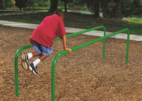 Hn outdoor sereno bar table. Parallel Bar Station - Outdoor Fitness Equipment - Balance