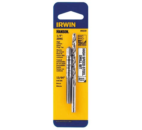 Great Price On Irwin Hanson 80230 Tap And Drill Bit Set 14 20 Nc