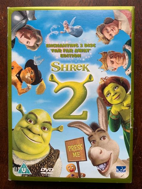 Shrek 2 Dvd 2004 Dreamworks Animated Feature Film Movie W Slipcover