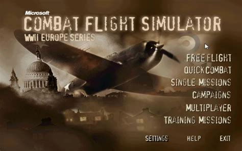 The best cfs thus far if you don't count the faulty engine. Microsoft Combat Flight Simulator: WWII Europe Series ...