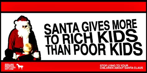 Santa Gives More To Rich Kids Myconfinedspace