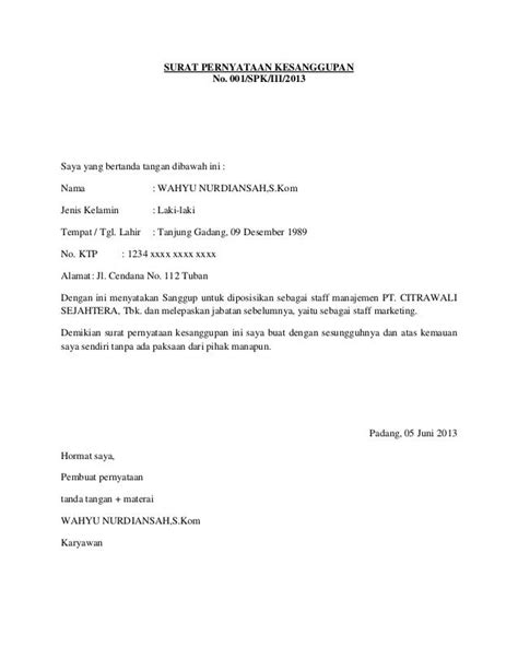 Foto Contoh Surat Pernyataan Underlying 62 Di Membuat Surat Pernyataan