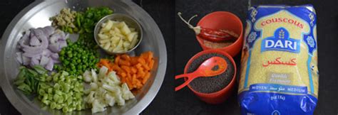 Sooji upma, also simply called upma is another of those popular south indian snack dishes that is growing up in the southern indian city of hyderabad and traveling to nearby towns, i had my favorite. Couscous Upma Recipe-Indian Style Couscous Upma-Couscous ...
