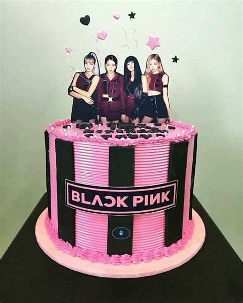 Blackpink Birthday Cake Birthday Party Kpop Pink Birthday Cakes