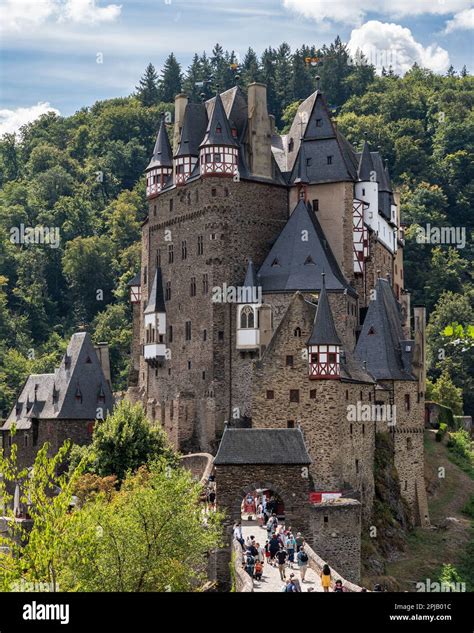 Burg Eltz One Of The Most Beautiful Castles Of Europe Germany Stock