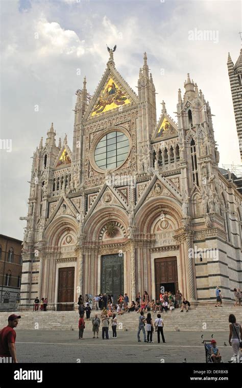 Duomo Di Siena Cathedral Of Siena 1215 1263 Siena Italy Stock Photo