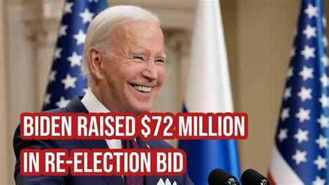 Biden Raised 72 Million In His First Quarter Of Fundraising Since