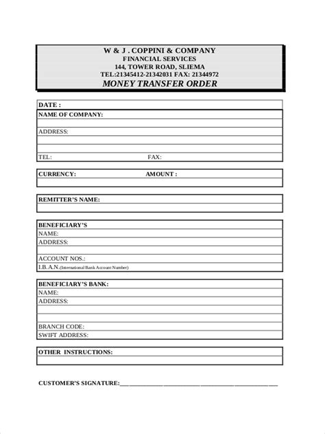 United states postal service (usps) and western union money orders. FREE 5+ Money Order Examples & Samples in PDF | Examples