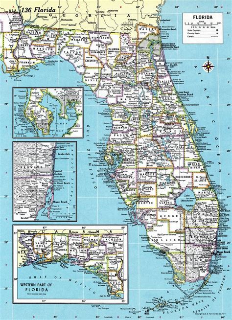 Learn how to create your own. Florida Map Instant Download 1980 Printable Map Digital | Etsy