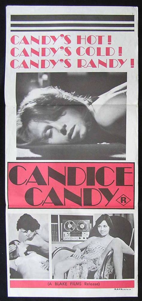 Candice Candy 70s Sexploitation Movie Poster Moviemem Original Movie