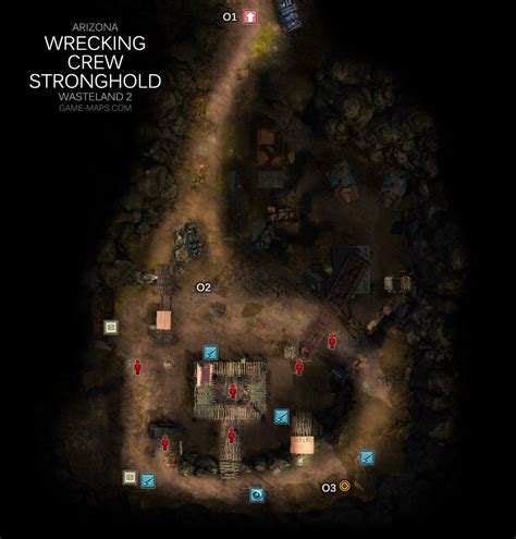 Wrecking Crew Stronghold Map Arizona Wasteland 2 Wasteland 2