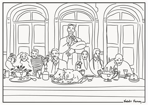 Addams family coloring pages drawing and coloring morticia. Addams Family Coloring Pages 2019 - colouring mermaid