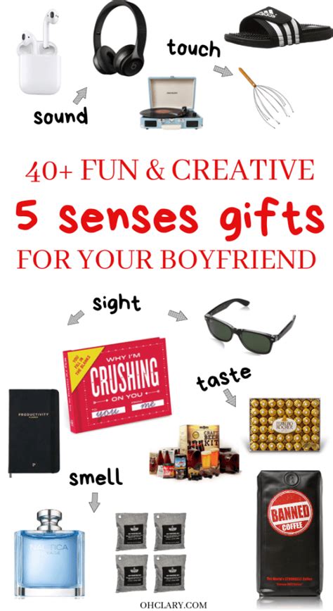 5 Senses Gifts For Him 2023 That He Will Actually Want Diy Gifts