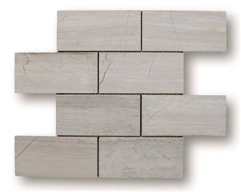 Driftwood Marble 3x6 Subway Mosaic Tile Rocky Point Tile Online