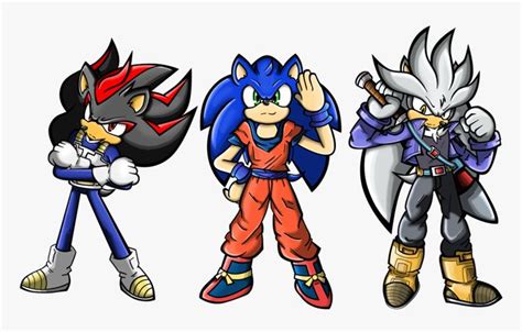 Sonic Shadow Silver As Goku Vegeta Trunks Goku Vegeta Vs Sonic