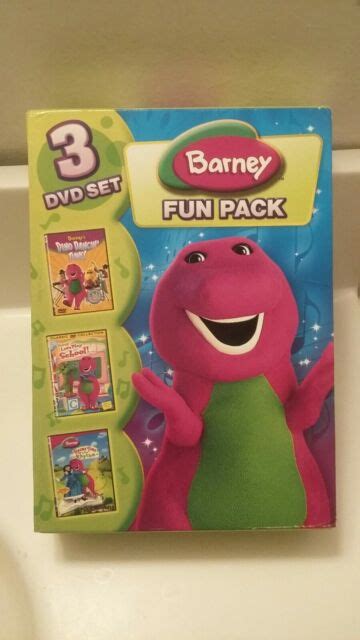 Barney Fun Pack Dvd 2009 3 Disc Set For Sale Online Ebay