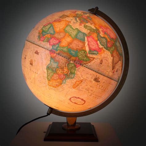 Carlyle Illuminated World Globe 30cm Antique Globe Ball