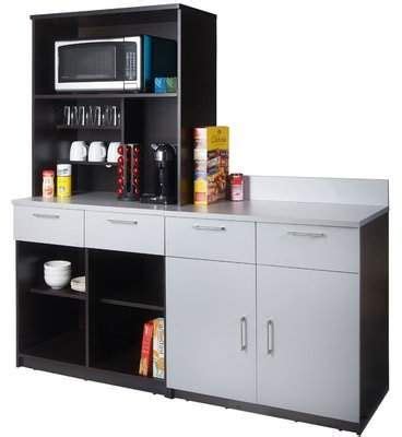 The drawers are a nice size and slide smoothly. Breaktime 75" H x 72" W x 24" D Base Cabinet | Wayfair in ...