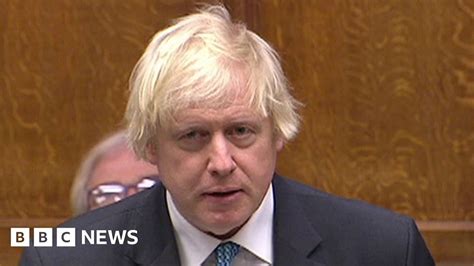 Boris Johnson Apologises To Mps For Failing To Declare In Time Bbc News