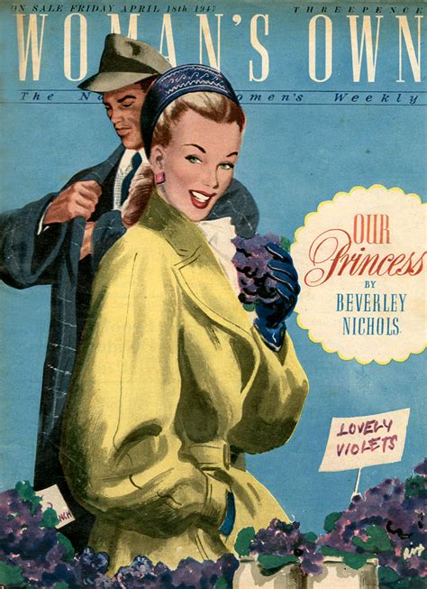 1940s Uk Womans Own Magazine Cover Photograph By The Advertising