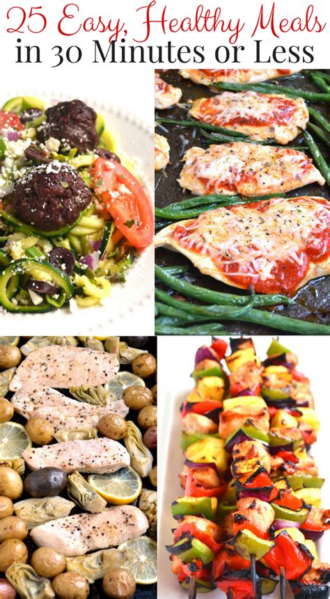 25 Easy, Healthy Meals in 30 Minutes or Less | The ...