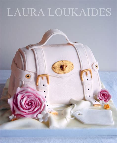 Little Pink Bag Cake By Laura Loukaides Handbag Cakes Bag Cake