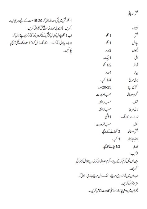 Recipies in text and video formats for the convenience of users, so they can cook easily at home. Fish Biryani Recipe Urdu | Masala TV
