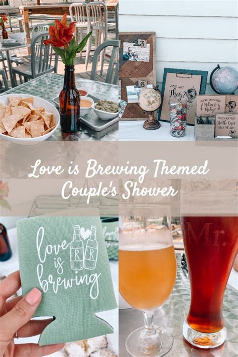 A Collage Of Photos With Beer Food And Pictures On The Table Text