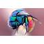 An Crooked Insect In Rainbow Colors