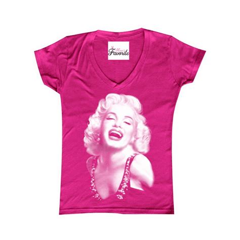 Moms Favorite Womens Marilyn Monroe V Neck T Shirt