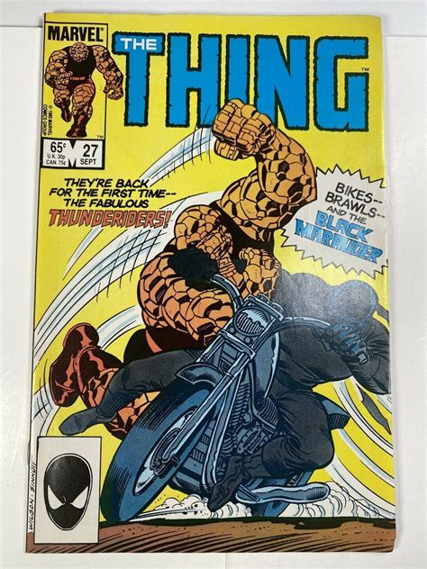 The Thing 27 Vfnm 1985 Marvel Comics C53a Comic Books Copper Age
