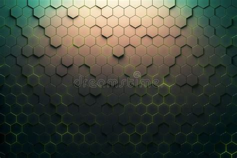 Green Honeycomb Background Closeup Stock Illustrations 524 Green