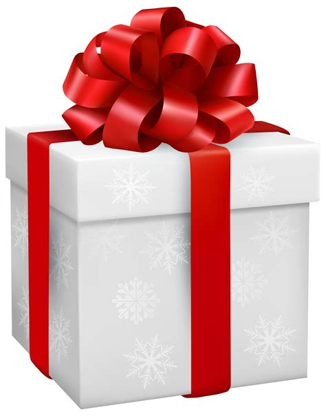 Gift Box With Snowflakes Png Clipart Best Web Clipart