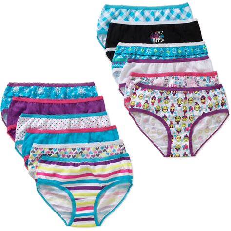 12 Days Of Undies Girls Hipster Panty 12 Pack