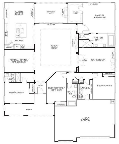 Our award winning single storey homes include many great lifestyle features; Love this layout with extra rooms. Single Story Floor ...