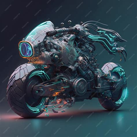Premium Photo The Ultimate Cyber Motorcycle Experience Hyper
